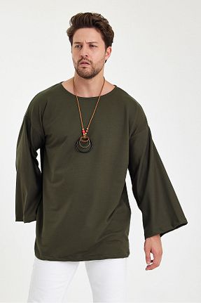 سوئیشرت خاکی مردانه ساده rammers - کد 859261385