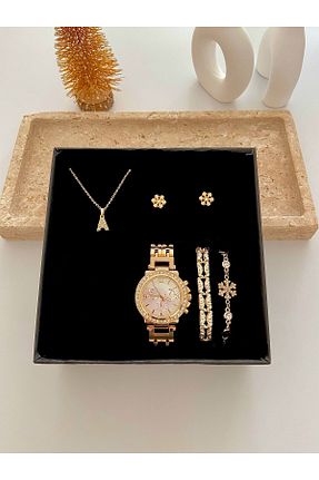 ساعت مچی طلائی زنانه 26-30 میلی متر Arzu Butik - کد 761248189