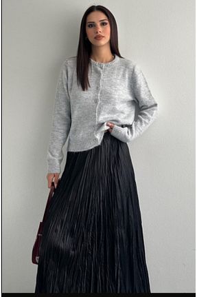 رویه طوسی زنانه الاستان - ویسکون - پلی استر fujya - کد 859505141