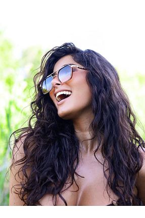 عینک آفتابی قهوه ای زنانه 55 MİSE - کد 845032145