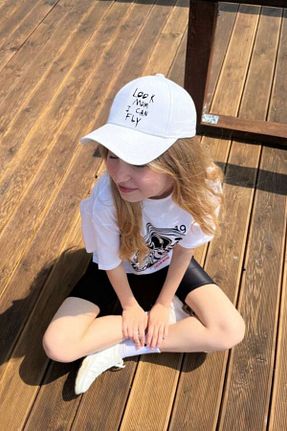 کلاه سفید زنانه پنبه ای DEEFWEAR - کد 859792008