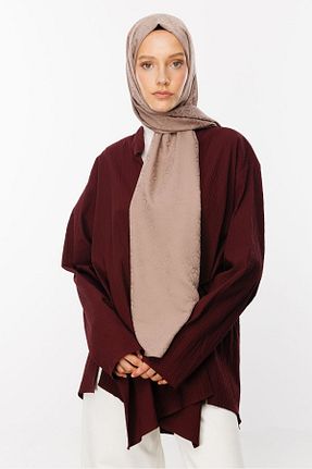 شال قهوه ای زنانه پنبه پلی استر Mooncorn - کد 859521460