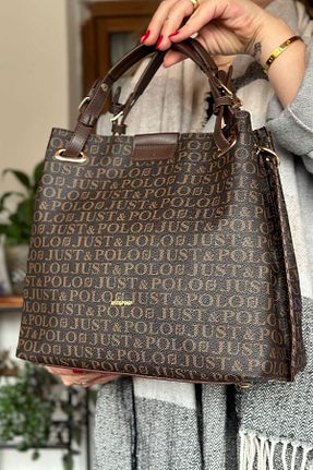 کیف پستچی قهوه ای زنانه چرم مصنوعی GALB LEATHER - کد 859604685