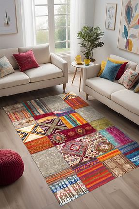 فرش رنگی قابل شستشو AIDA HOME - کد 859586817