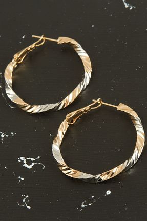 گوشواره استیل (فولاد) رنگی استیل (فولاد) Gold - کد 859646520