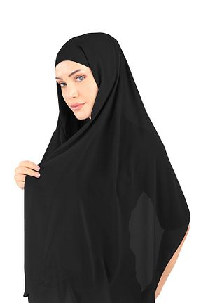 روسری مشکی شیفون Ecardin - کد 859728721