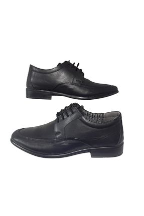 کفش کلاسیک مشکی مردانه چرم خالص GÖKBAKAN - کد 859727196
