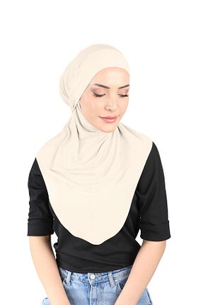 روسری بژ Ecardin - کد 859720963