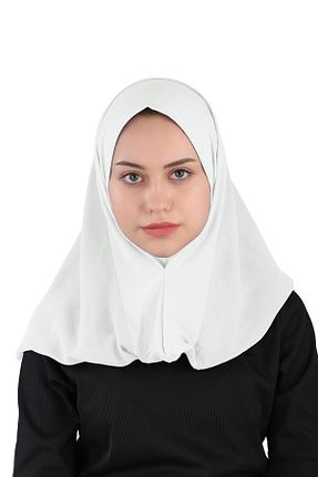 روسری بژ شیفون Ecardin - کد 859773606