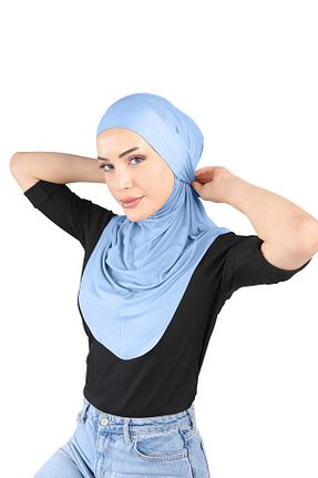 روسری آبی Ecardin - کد 859721138