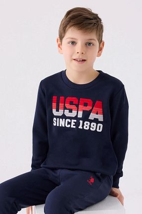 ست لباس راحتی سرمه ای بچه گانه چاپی U.S. Polo Assn. - کد 859799627