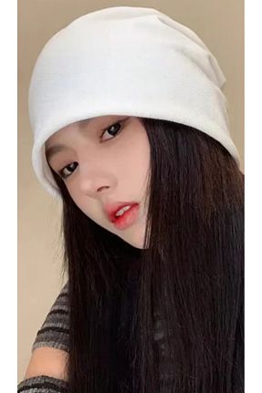 کلاه سفید زنانه پنبه ای A Bunch - کد 859803856