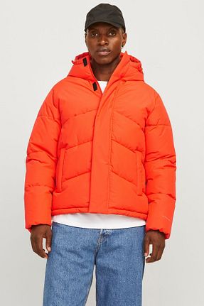 کاپشن نارنجی مردانه رگولار Jack & Jones - کد 859565294