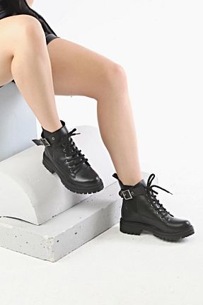 بوت / نیم بوت قهوه ای زنانه چرم مصنوعی Glenz - کد 369639812