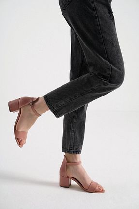 کفش پاشنه بلند کلاسیک صورتی زنانه چرم مصنوعی Glenz - کد 263611409