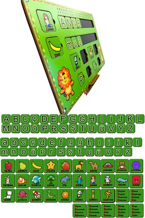 اسباب بازی آموزشی Türkçe Mim Ar Design - کد 710382961