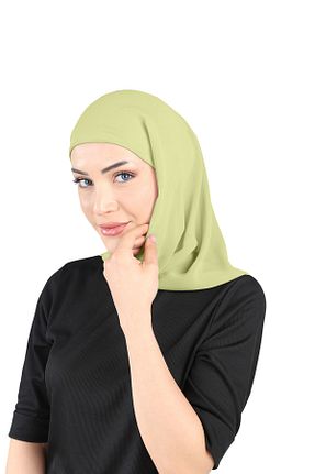 روسری سبز شیفون Ecardin - کد 859725996