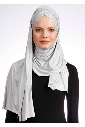 روسری طوسی Ecardin - کد 859724173