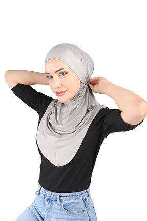 روسری طوسی Ecardin - کد 859718876