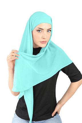 روسری سبز شیفون Ecardin - کد 859723657