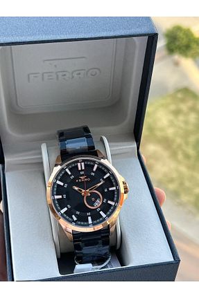 ساعت مچی مشکی مردانه 44 میلی متر FERRO - کد 859752226