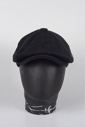 کلاه طوسی مردانه پشمی mercantoptan - کد 859578184
