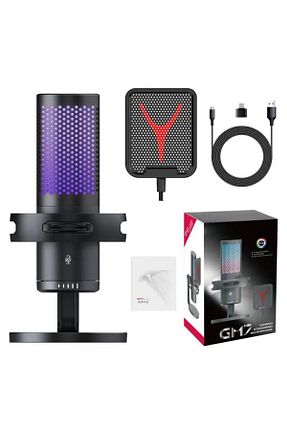 میکروفون کامپیوتر مشکی Coverzone - کد 859611394