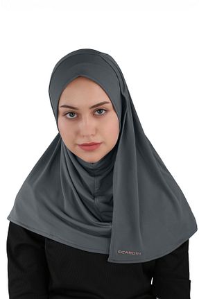 روسری طوسی Ecardin - کد 859774119