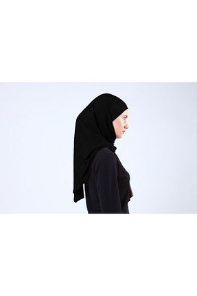روسری مشکی پنبه ای Ecardin - کد 859718038