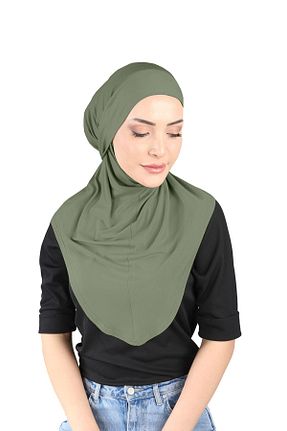 روسری خاکی Ecardin - کد 859720154