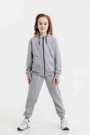 ست گرمکن طوسی بچه گانه پنبه پلی استر YAĞTU COLLECTİON - کد 859799817