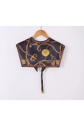 دستمال گردن مشکی زنانه پلی استر ElevaGlam - کد 859800562