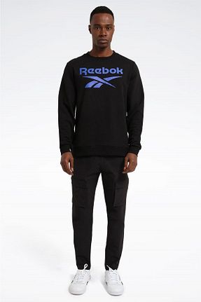 سوئیشرت مشکی مردانه ساده Reebok - کد 859847835