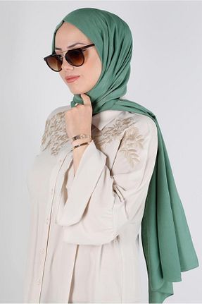 شال سبز زنانه پلی استر Alvina - کد 798335232