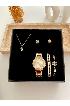 ساعت مچی طلائی زنانه 26-30 میلی متر Arzu Butik - کد 761243470