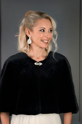 شال مشکی زنانه SeddA - کد 855681240