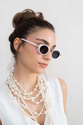 عینک آفتابی مشکی زنانه UV400 Stil Noktası - کد 806568948