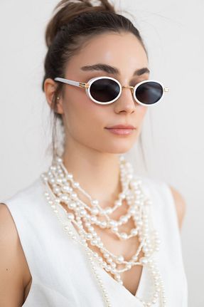 عینک آفتابی مشکی زنانه UV400 Stil Noktası - کد 806568948