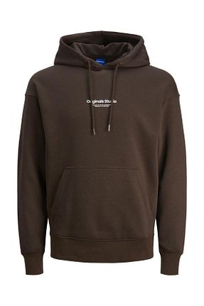 سوئیشرت قهوه ای مردانه چاپی Jack & Jones - کد 775641192