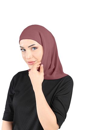 روسری زرشکی شیفون Ecardin - کد 859725687