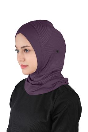 کلاه شنای حجاب بنفش زنانه Ecardin - کد 859704281