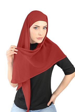 روسری صورتی شیفون Ecardin - کد 859725073