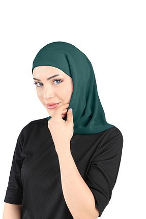 روسری سبز شیفون Ecardin - کد 859728329