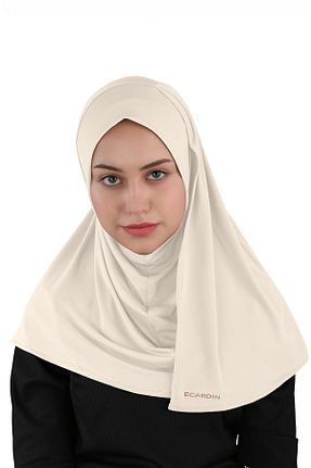 روسری بژ Ecardin - کد 859774511