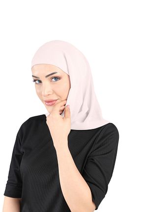 روسری صورتی شیفون Ecardin - کد 859726541