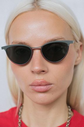 عینک آفتابی مشکی زنانه Cat Eye Bilge Karga - کد 859741001