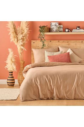روتختی دونفره قهوه ای پنبه ای Bella Maison - کد 795523792