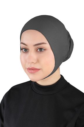 کلاه شنای حجاب مشکی زنانه Ecardin - کد 859739714