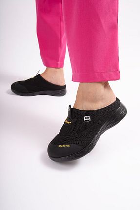 دمپائی اسپرت مشکی زنانه پارچه ای sandal spor - کد 850922616