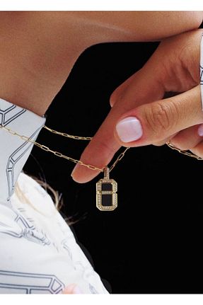 گردنبند استیل ( فولاد ) طلائی زنانه استیل (فولاد) TNA - کد 859822969